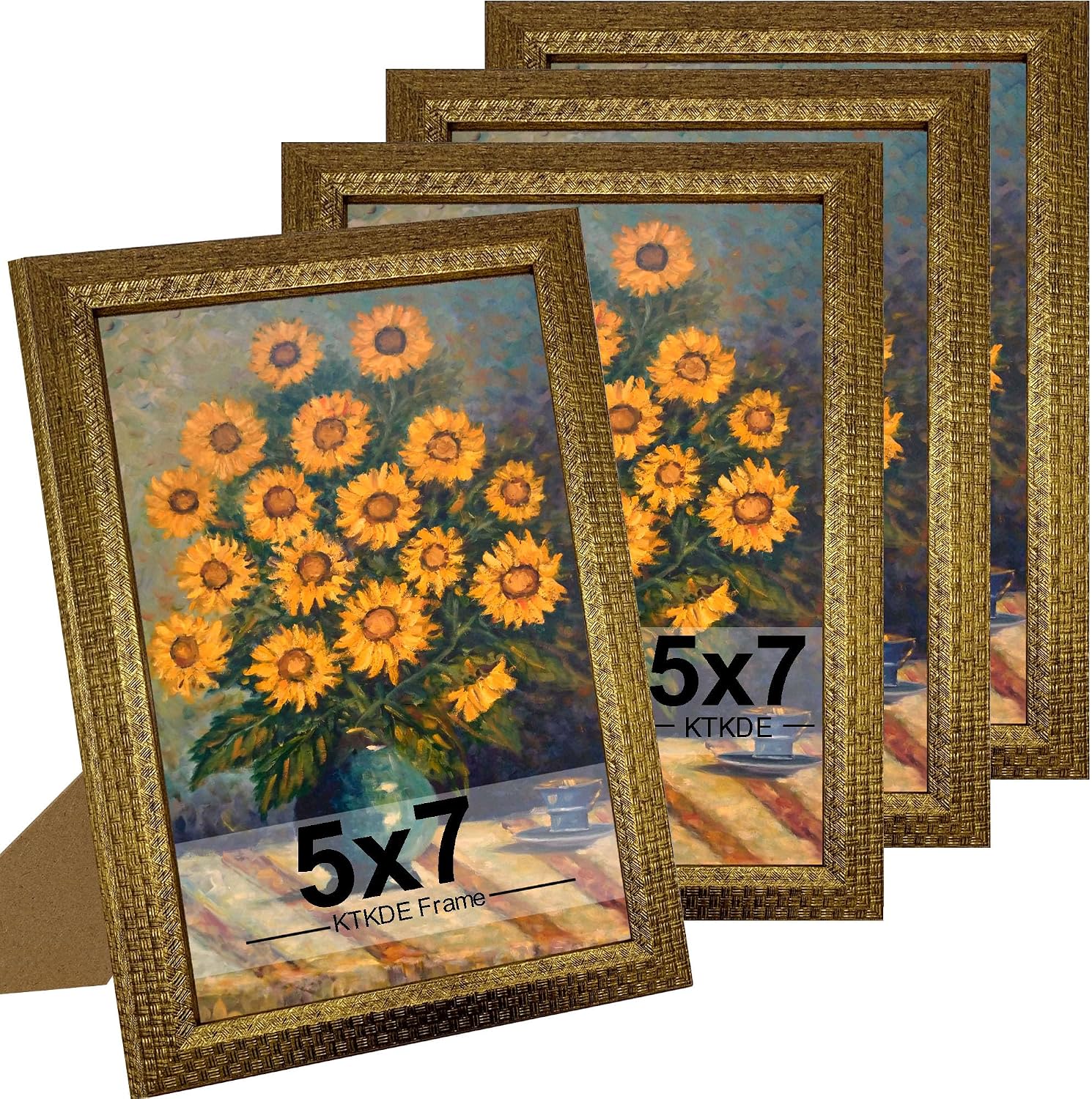 Ornate Gold Finish Photo Frame Set - Multi-Size